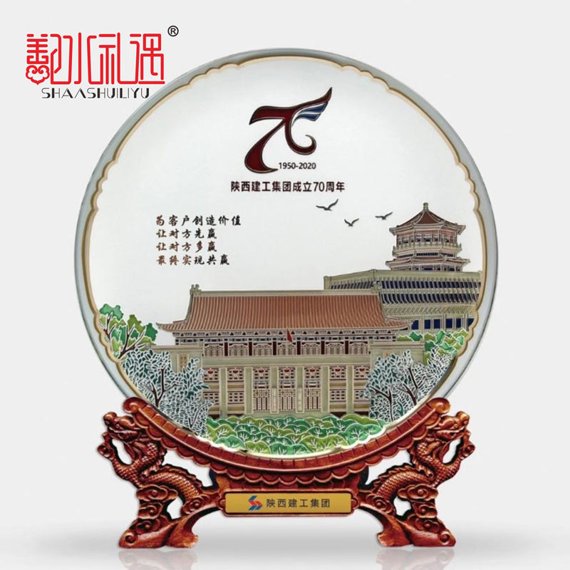 建工集团周年庆纪念摆件